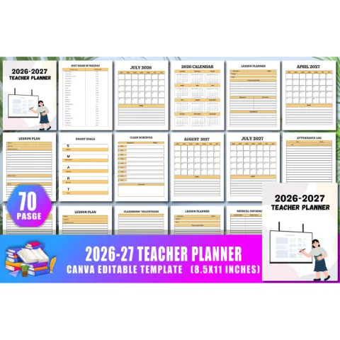 Teacher Planner Minimal Changes