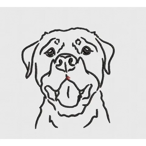 Dog Embroidery Design