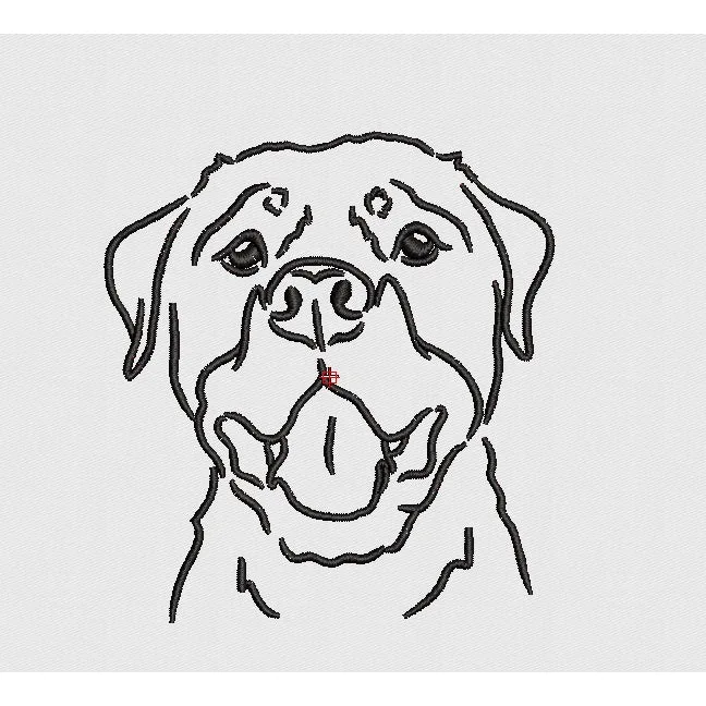 Dog Embroidery Design