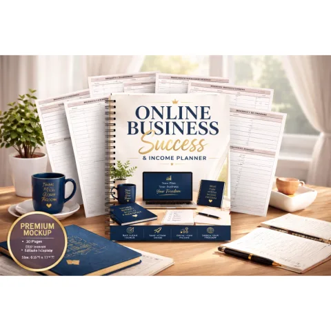 Online Business Success Income Planner