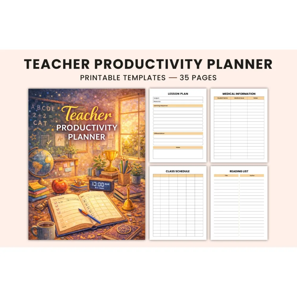 Teacher Productivity Planner
