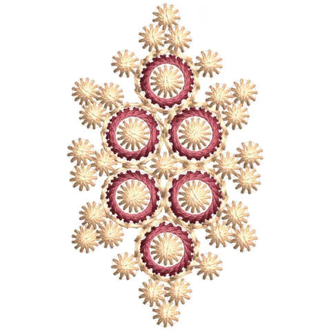 Star Bunch Embroidery Design