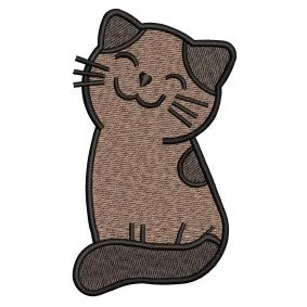 Cat Embroidery Design