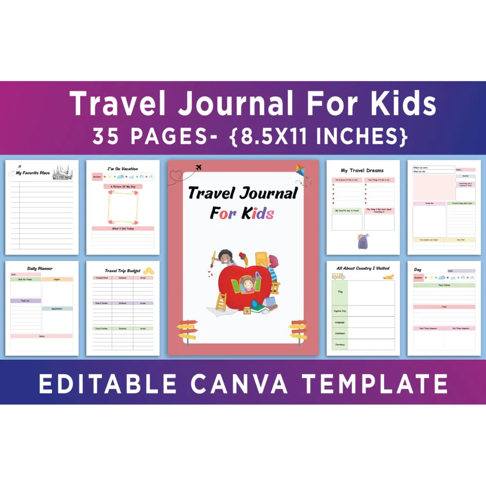 Travel Journal for Kids