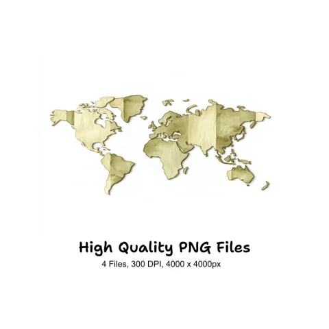 World Map Clipart Bundle
