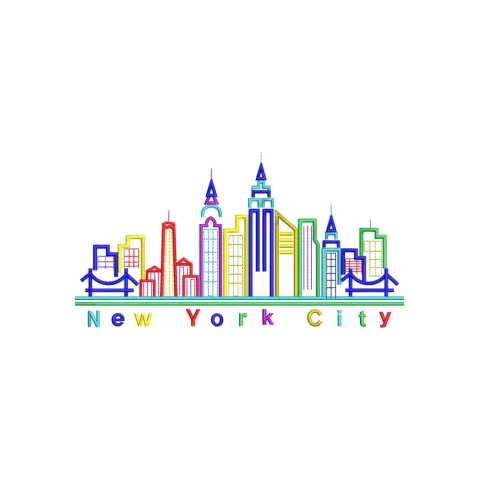 New York City Embroidery Design