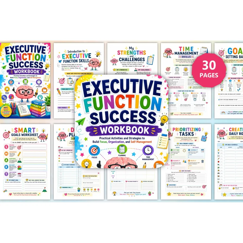 Executive Function Success Workbook