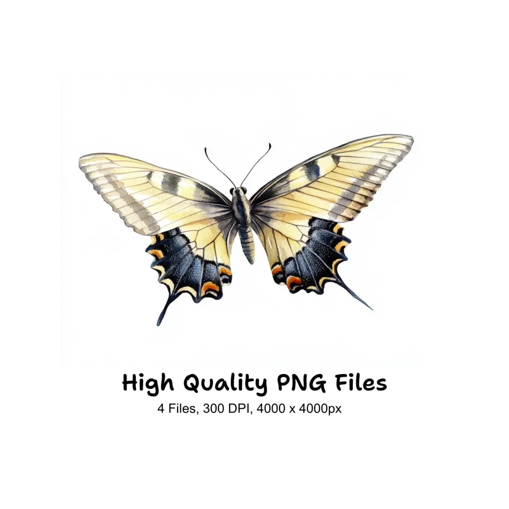Dynamic Butterfly Clipart Bundle