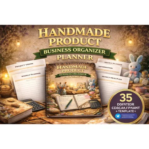 Handmade Product Business Planner