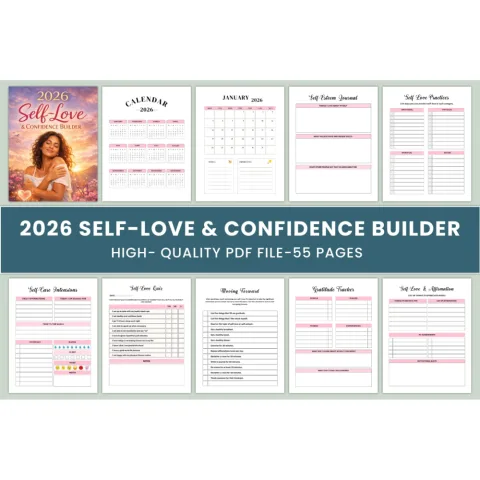 Self Love Confidence Builder Journal