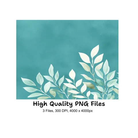 Botanical Leaf Clipart Bundle