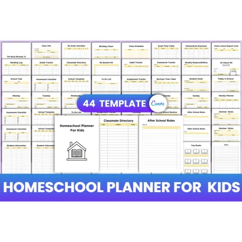 Homeschool Kids Planner