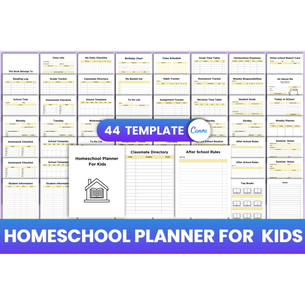 Homeschool Kids Planner