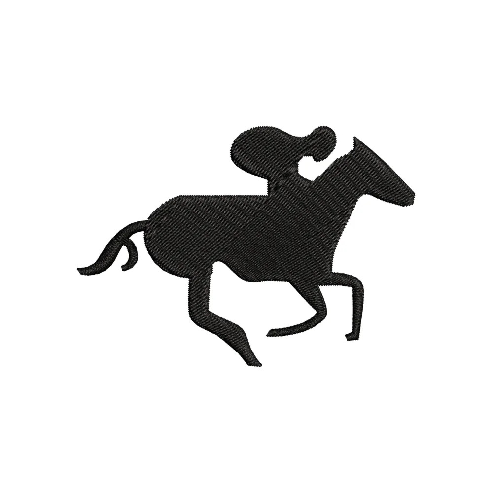 Running Horse Embroidery Design