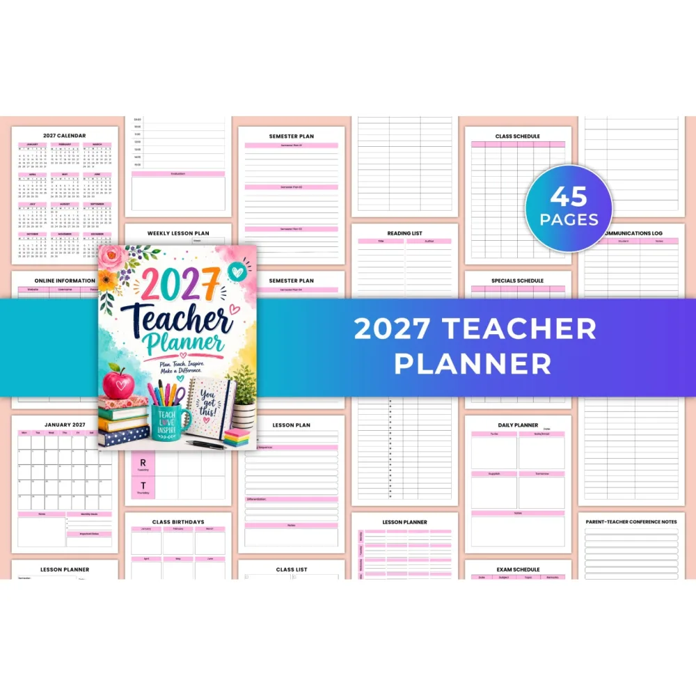 Teacher Planner