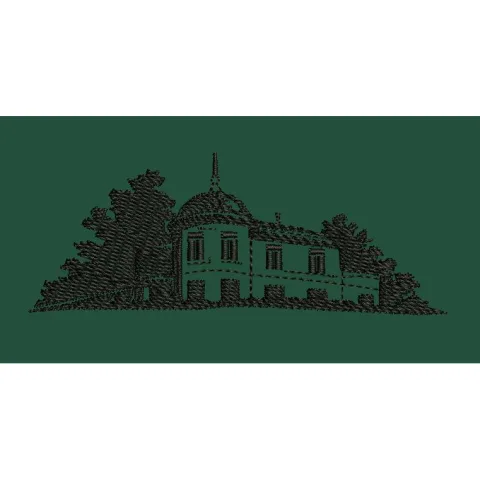 Castle Design Embroidery Design