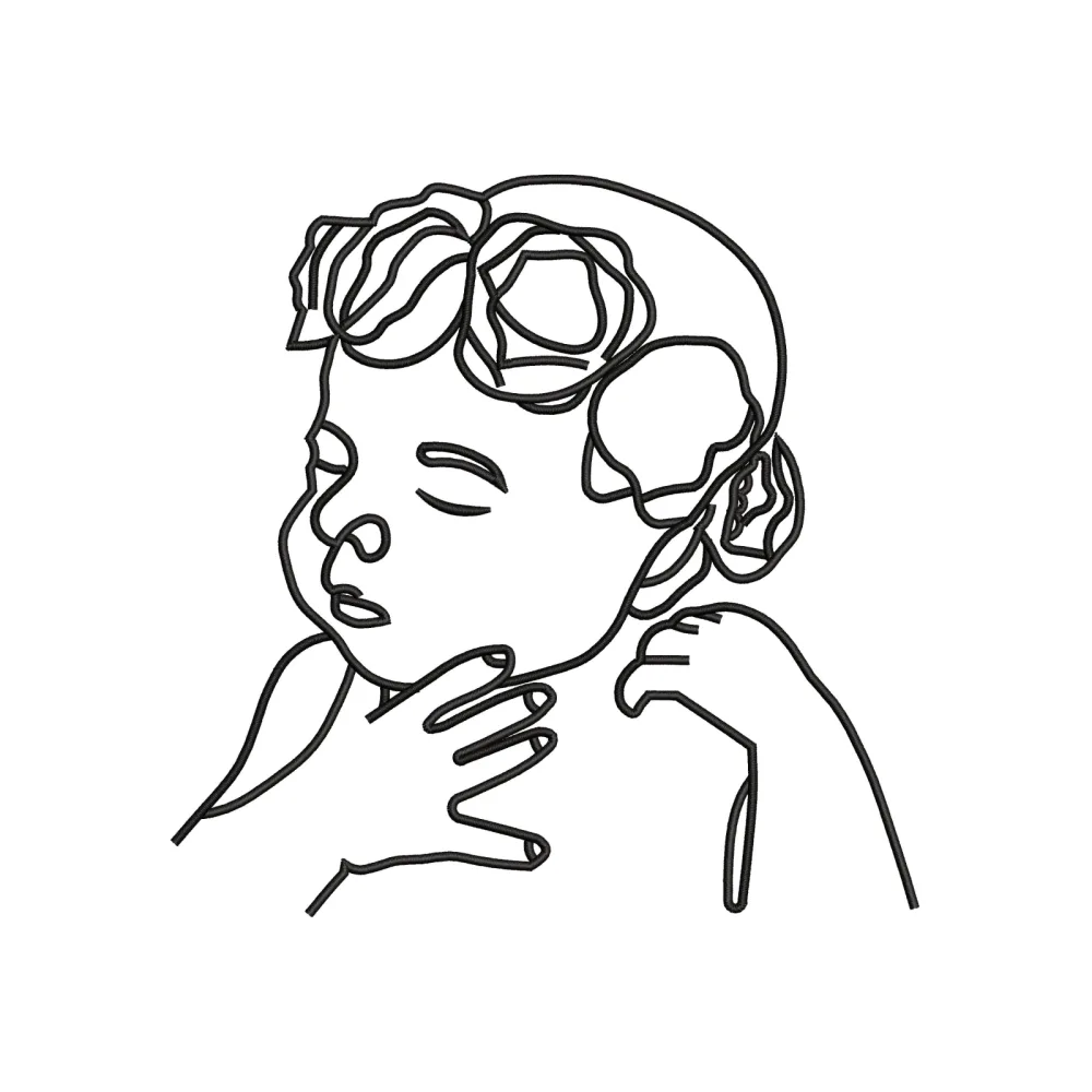 Boy Baby Embroidery Design