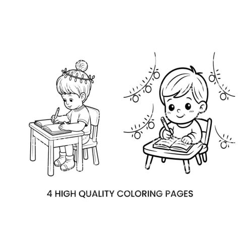 Holiday Coloring Books for Children
