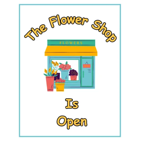 Flower Shop Dramatic Play Printables
