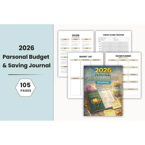 Personal Budget Savings Journal