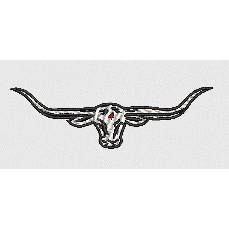Bull Embroidery Design