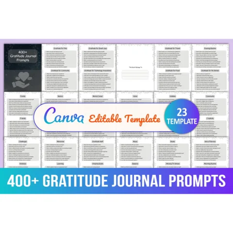 Gratitude Prompts for Reflection and Mindfulness