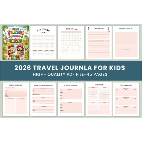 Travel Journal for Kids