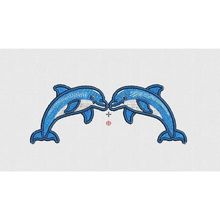 Dolphin Embroidery Design