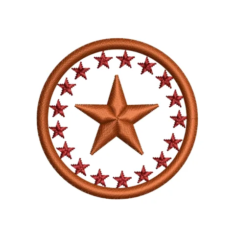 Star Jurat Embroidery Design