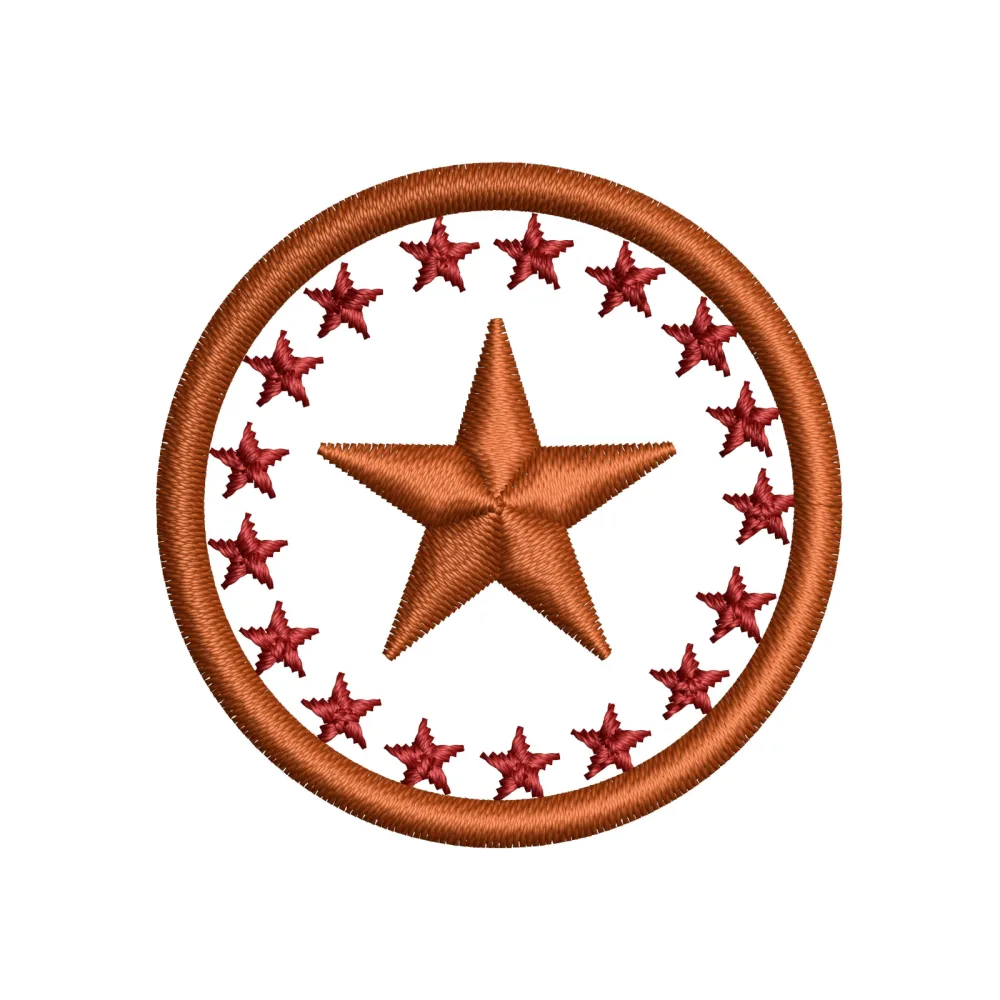 Star Jurat Embroidery Design