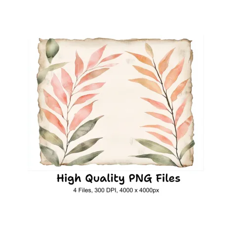 Autumn Leaves Clipart Bundle