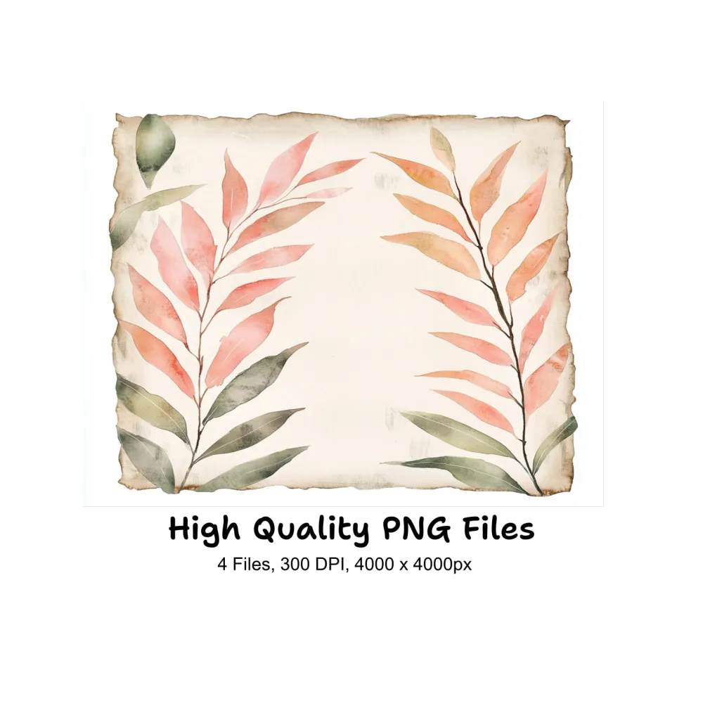 Autumn Leaves Clipart Bundle
