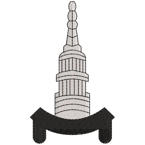 Tower Embroidery Design