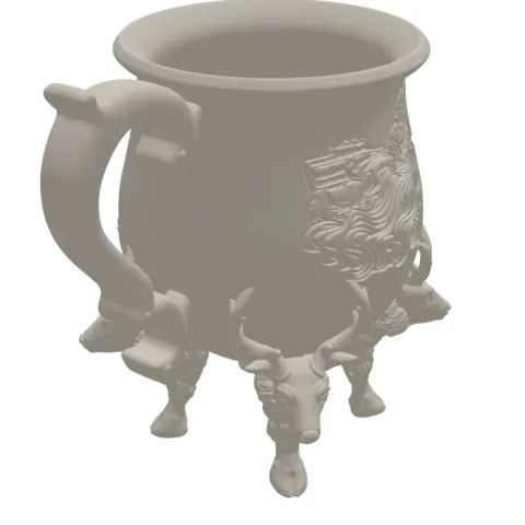 Santas Mug Drinking 3D Print STL File