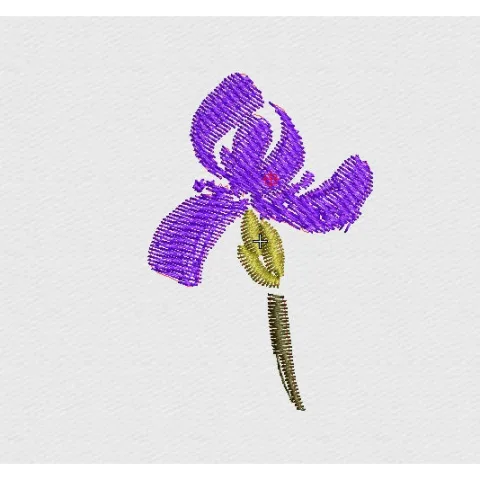 Lily Embroidery Design