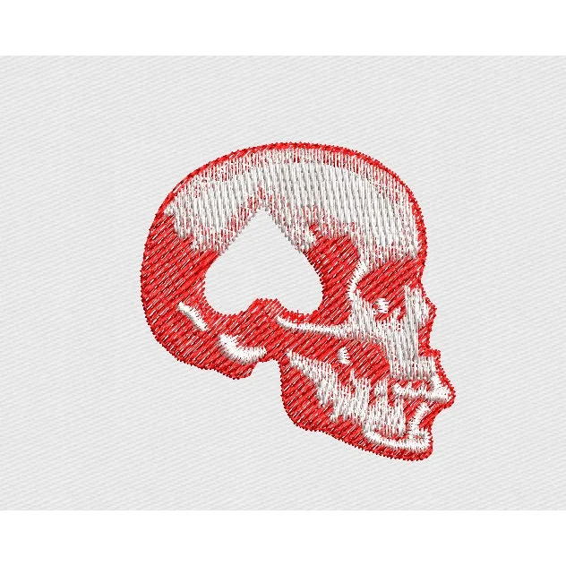 Skull Embroidery Design