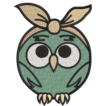 Owl Embroidery Design