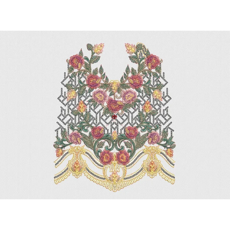 Flower Embroidery Design