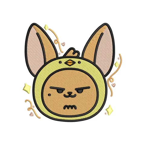 Angry Cats Embroidery Design