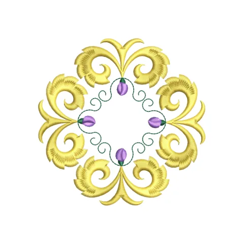 Mirror Merge Embroidery Design