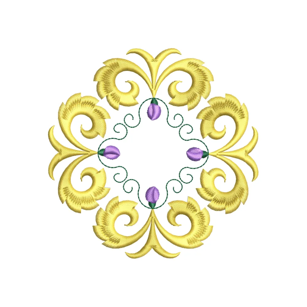 Mirror Merge Embroidery Design
