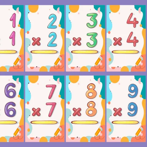 Multiplication Flashcards for Kids