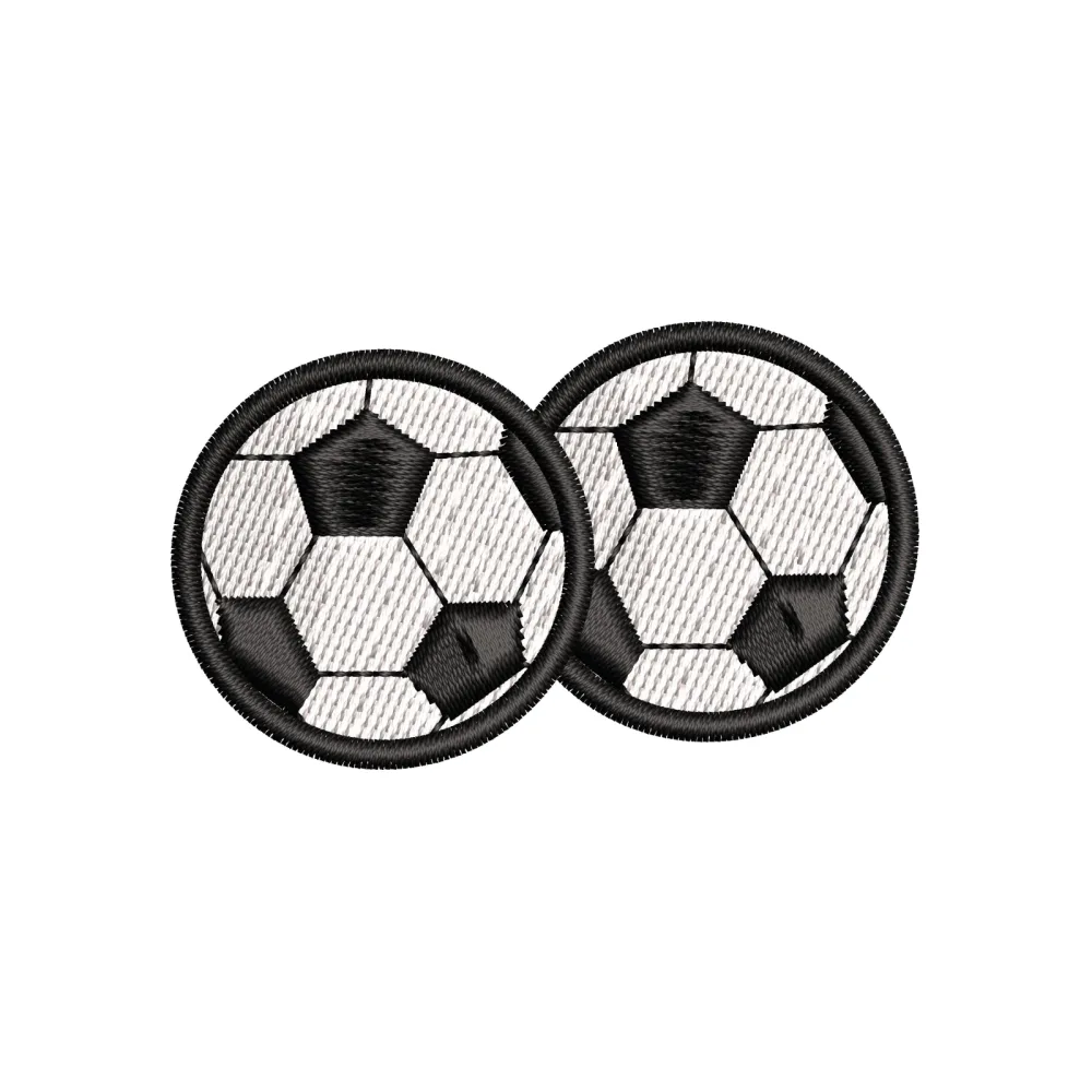 Football Both Embroidery Design