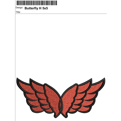 Butterfly Embroidery Design