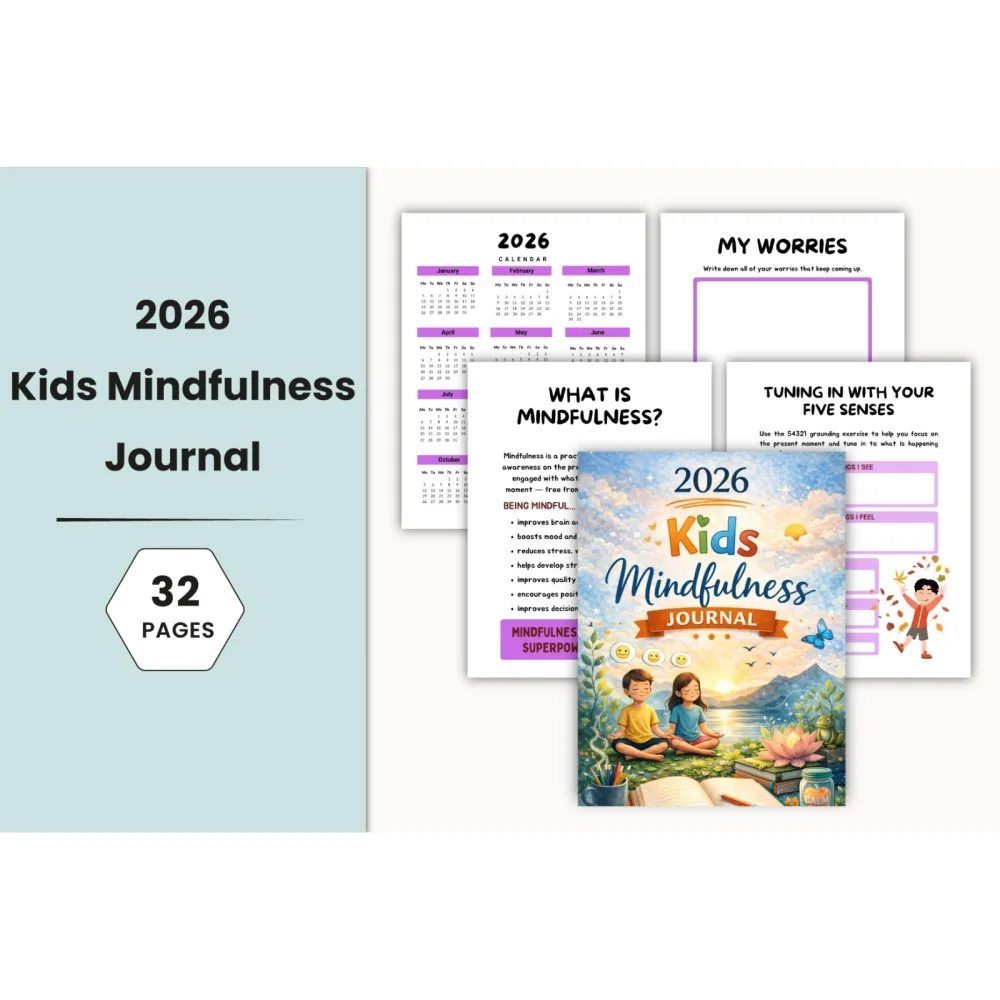 Kids Mindfulness Journal