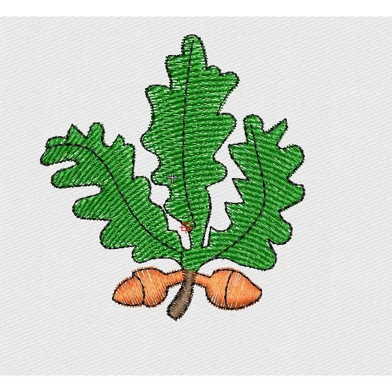 Orange Embroidery Design