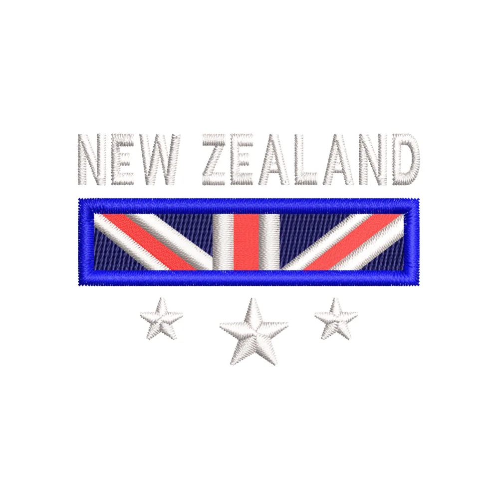 New Zealand Embroidery Design