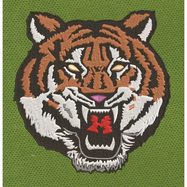 Tiger Embroidery Design
