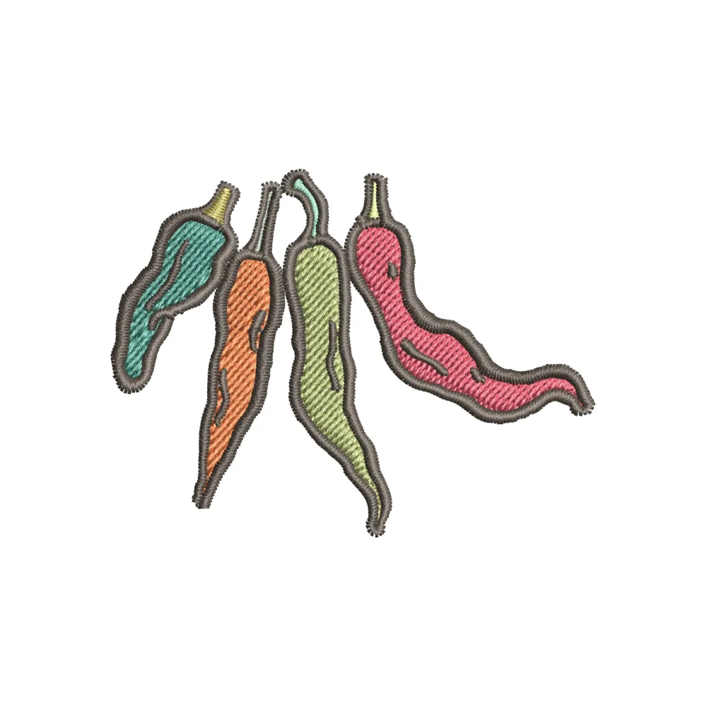 Chilli Multi Embroidery Design