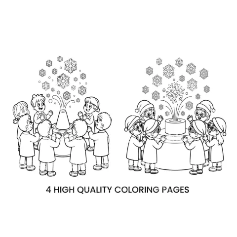 Snowflake Machine Coloring Books